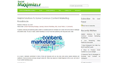 Desktop Screenshot of blog.socialmaximizer.com